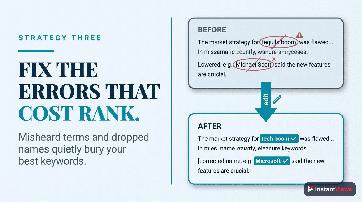 Strategy #3: Fix Critical Errors