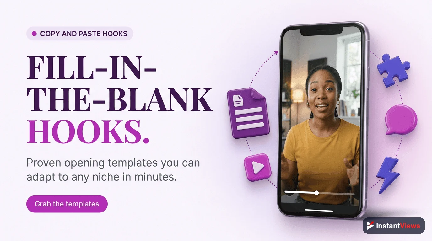 Video Hook Templates - 50+ Copy & Paste Scripts