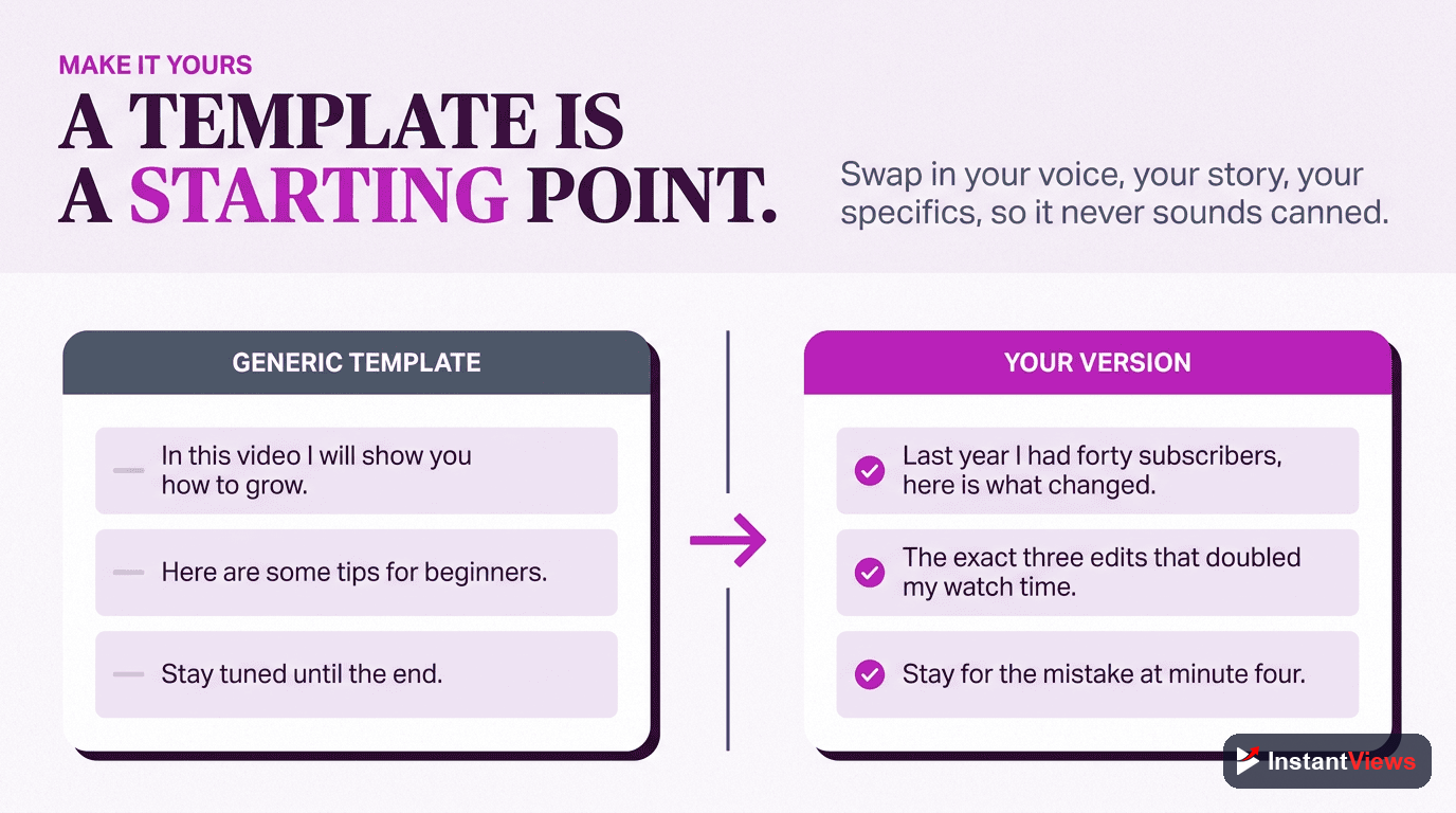 How to Customize Templates for Authenticity
