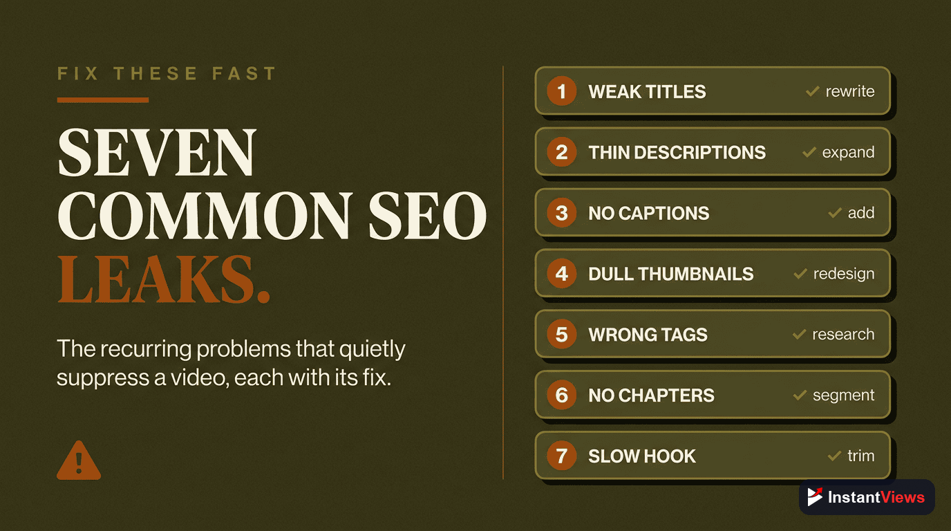 7 Common SEO Issues & How to Fix Them