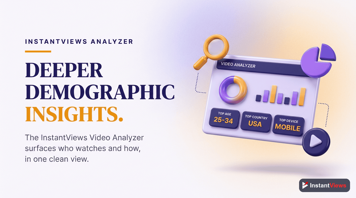 InstantViews Video Analyzer Demographic Insights