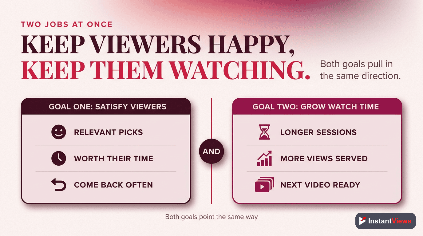 The Algorithm's Two Goals