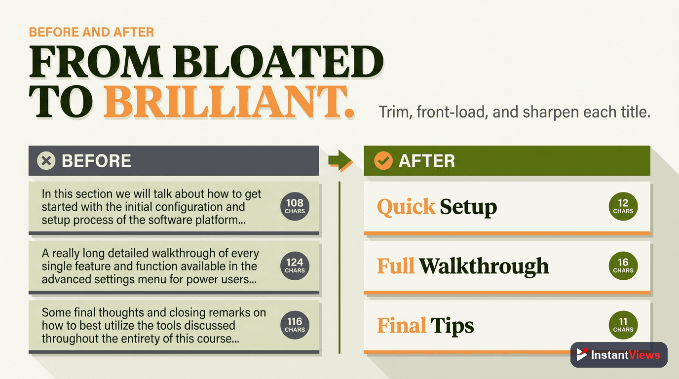 Before/After Examples