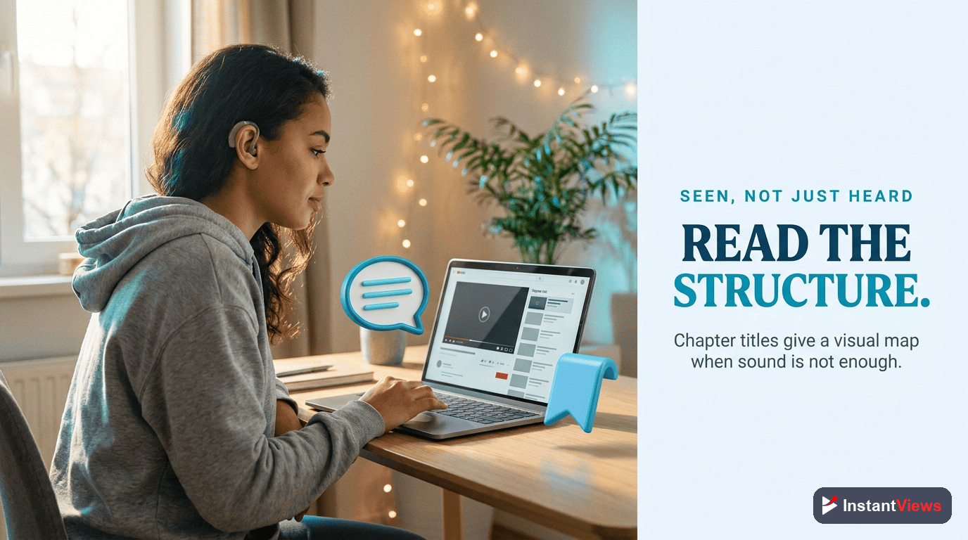 Chapters for Deaf and Hard-of-Hearing Viewers