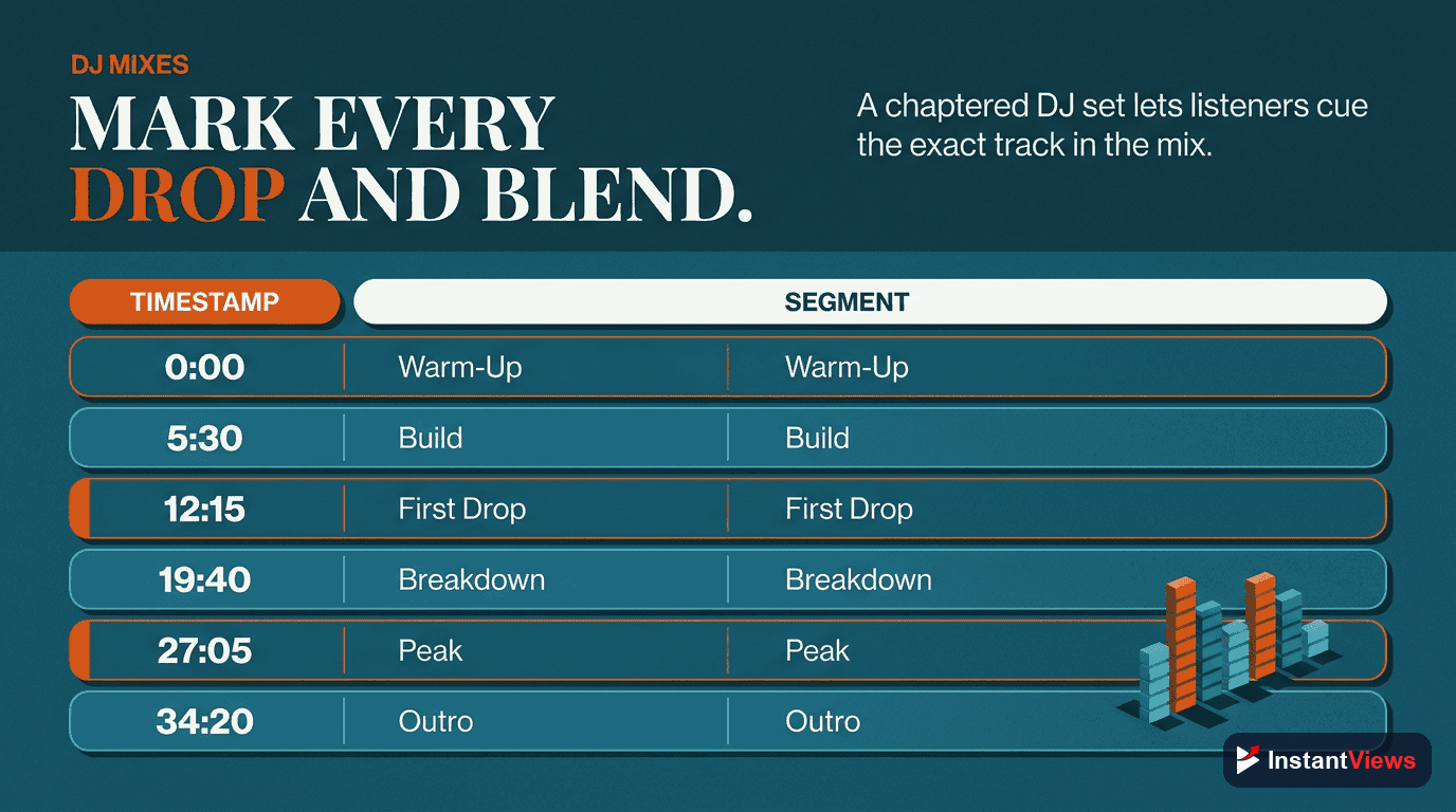 DJ Mix Chapters and Tracklists