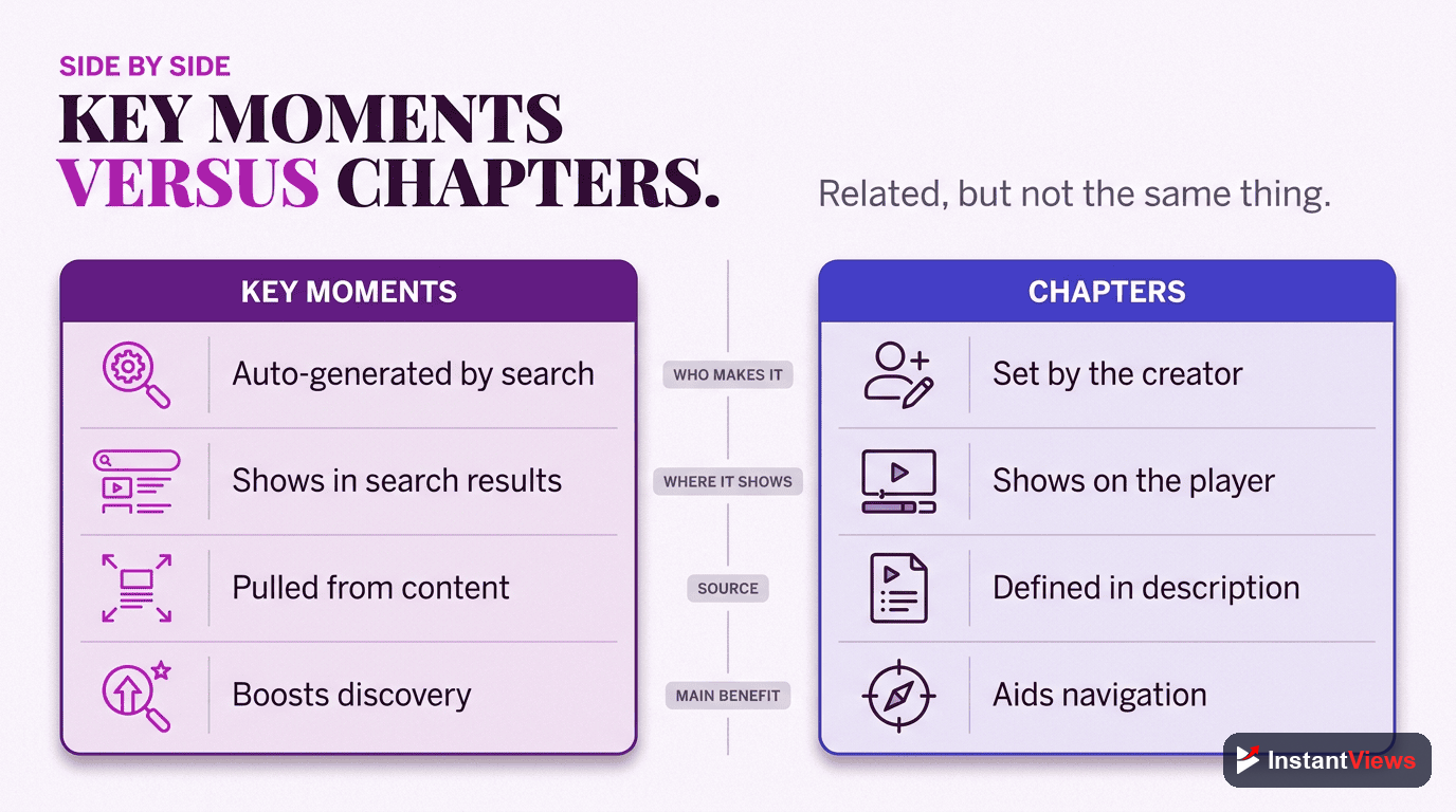 Key Moments vs Chapters: The Difference