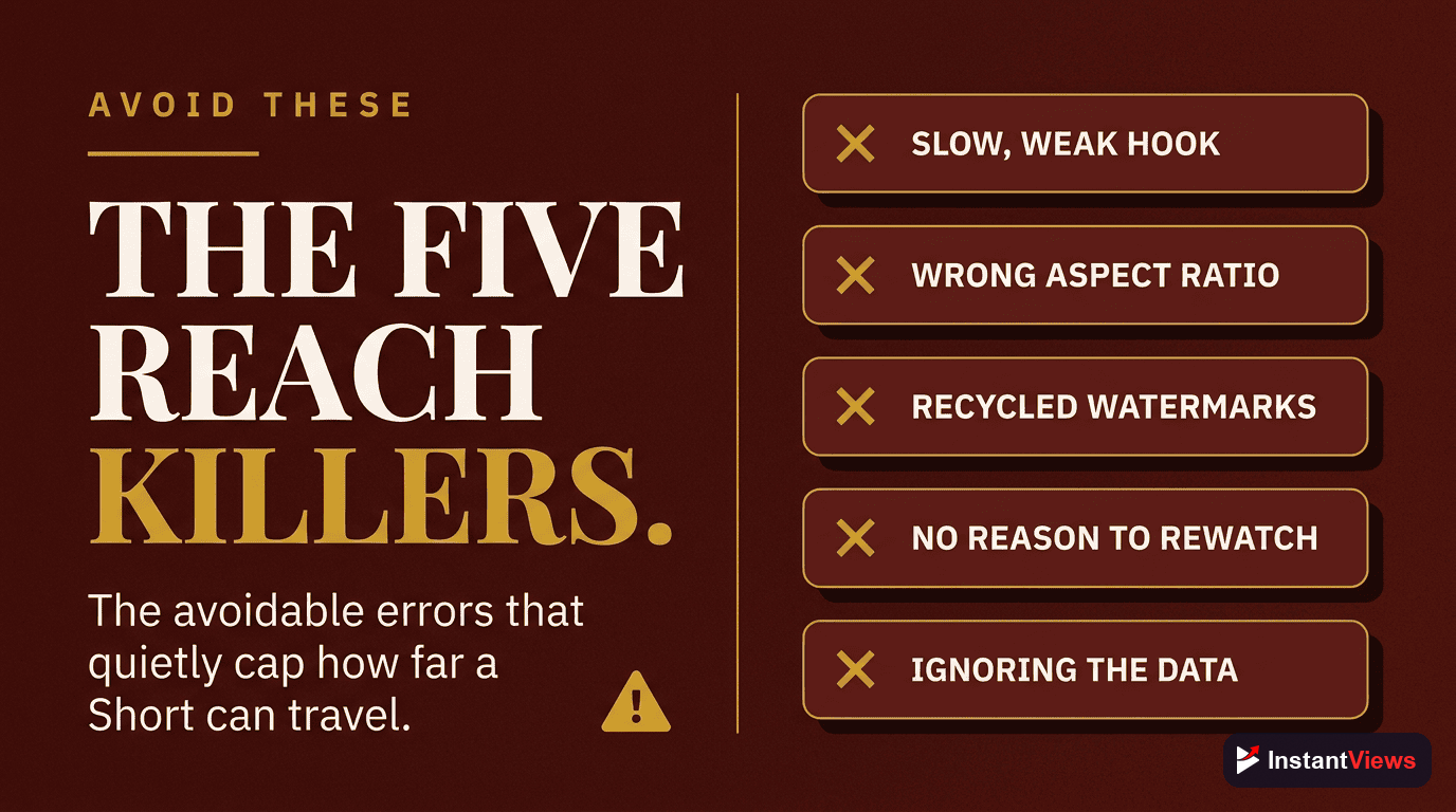 Common Mistakes That Kill Your Reach