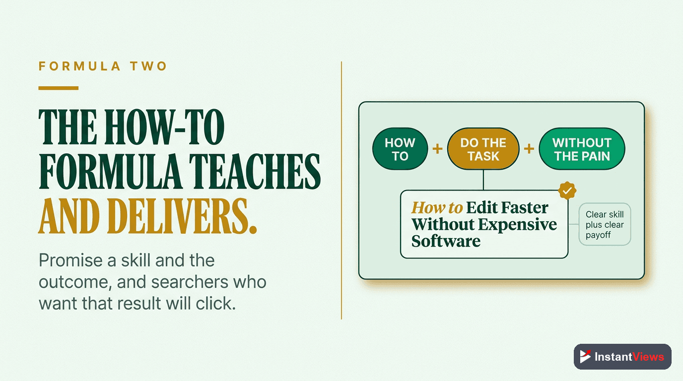 Formula #2: The How-To Formula