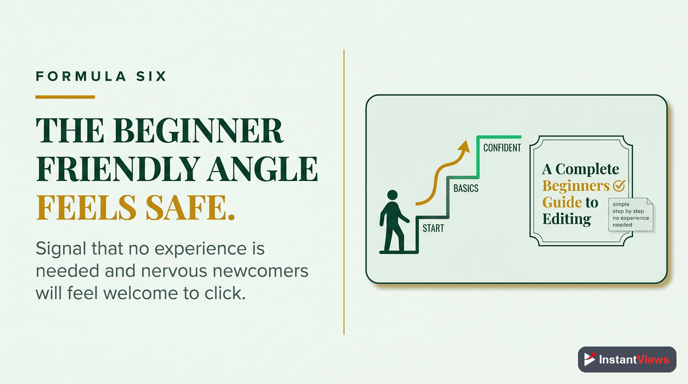 Formula #6: The Beginner-Friendly