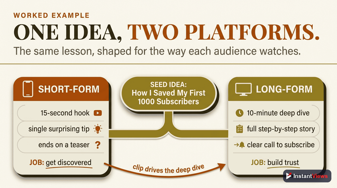 A Worked Example: One Idea, Two Platforms